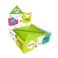 Ekierka 3D 45* 13cm (25szt) HAPPY COLOR - 1