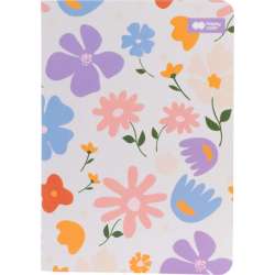 Notes szyty A6/32K kratka Bloom pastel HAPPY COLOR