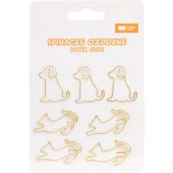 Spinacze ozdobne Cat&Dog 7szt HAPPY COLOR