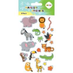 Naklejki Zoo 10x20cm HAPPY COLOR