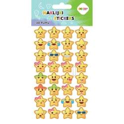Naklejki 3D Puffy Emoticon 10x20cm HAPPY COLOR