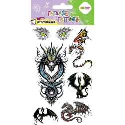 Tatuaże zmywalne Dragons HAPPY COLOR