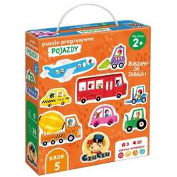 CzuCzu Puzzle progresywne Pojazdy dla dzieci 2+ - 1