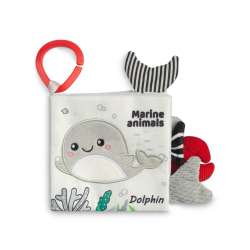 Black&White Książeczka materiałowa Delfin