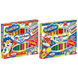Plastelina 24kol Bambino MAJEWSKI p5, mix cena za 1 szt (5903235001901) - 1