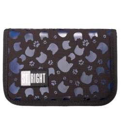 PROMO Piórnik dwuklapkowy bez wyposażenia ST.RIGHT PC-03 Black Cats (5903235664632) - 1