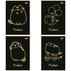 Zeszyt A5/60K kratka laminowany Pusheen (10szt)
