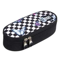 Piórnik saszetka usztywniona z wewnętrzną klapką ST.RIGHT PC-01 Chessboard Butterflies (5903235680441)