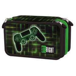 Piórnik potrójny z wyposażeniem ST.RIGHT PC-05 Neon Pad (5903235681776)