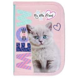 Piórnik dwuklapkowy bez wyposażenia My Little Friend Fluffy Kitty (5903235687044)