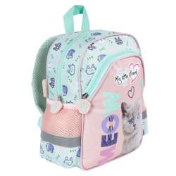Plecak przedszkolny 28cm D1 My Little Friend Fluffy Kitty (5903235687051) - 1