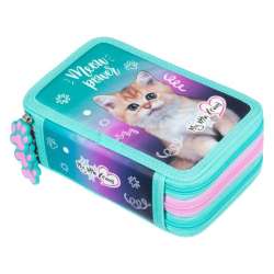 Piórnik potrójny z wyposażeniem My Little Friend Kitty Party (5903235687150) - 1