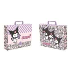 Teczka z rączką A4 XL Kuromi pink