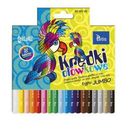 PROMO Kredki Tetiski okrągłe Jumbo 18 kolorów (KO002-JD) - 1