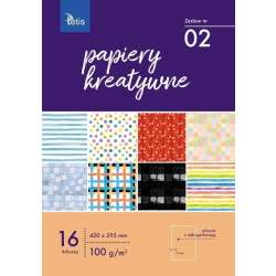 Papiery kreatywne A3 16 kartek nr 02 (KB031-02)