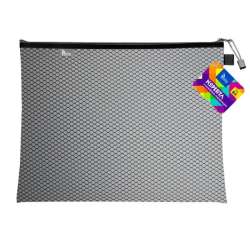 Koperta B4 z suwakiem metalowym czarna BT607-V tetis (BT607-V(24))