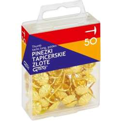 Pinezki tapicerskie złote 50szt GRAND