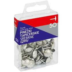 Pinezki tapicerskie srebrne 50szt GRAND