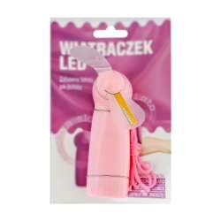 Wiatraczek led różowy - 1