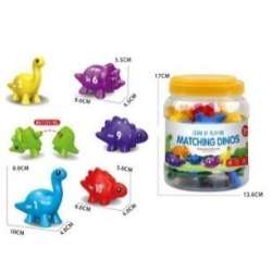 Gra Montessori: Dinozaury cyferki 10szt