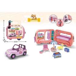 Auto z przyczepą play pocket 22x12x16,5cm