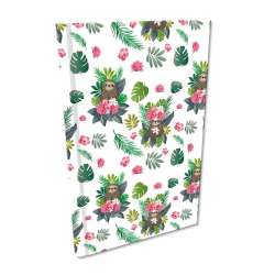 Notes A5 Soft Touch kratka 80g Leniwce girls - 1