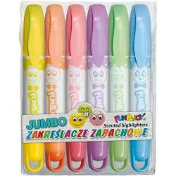 Zakreślacze Jumbo zapachowe 6 kolorów
