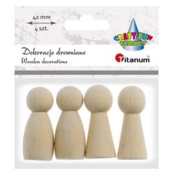 Drewniane pionki 42mm 4szt - 1