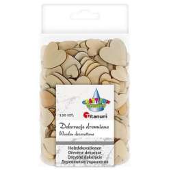 Drewniane serca 120szt