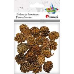 Szyszki mix rozmiarów brązowe 20g