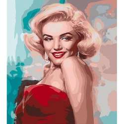 Mozaika diamentowa 5D - Marylin Monroe 40x30cm - 1