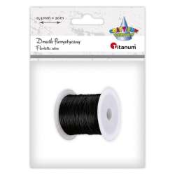 Drucik florystyczny 0,3mm 20m czarny