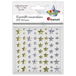 Kryształki samoprzylepne Gwiazdki mix 25szt - 1