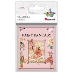 Naklejki foliowe Fairy Fantasy wróżki 30szt - 1
