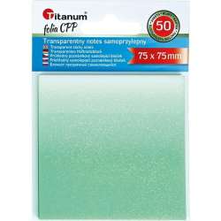 Notes samoprzylepny transparentny 75x75mm 50K