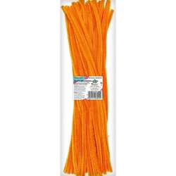 Druciki dekoracyjne 0,6x30cm pomarańcz jasne 50szt - 1