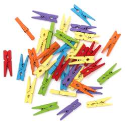 Mini klamerki drewniane Juicy 3cm 30szt - 1