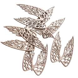 Drewniane skrzydła 9cm 6szt - 1
