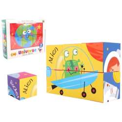 Klocki puzzle dla dzieci 6el MIX