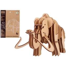 Puzzle drewniane 3D mityczne mamut prehistoryczny - 1
