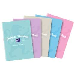 Zeszyt A5/60K kratka Campus Pastel (5szt) OXFORD - 1