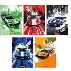 Zeszyt A5/32K linia podwójna Fast Cars (10szt) - 1