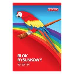 Blok rysunkowy A4/20K biały 80g (20szt) HERLITZ - 1