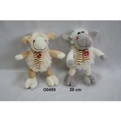 Owca 2wz z szalikiem w kwiatki 15cm (O0499) - 1