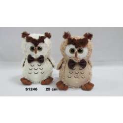 Maskotka Sowa 2 kolory 25cm 141712 MIX cena za 1 szt (S1246)