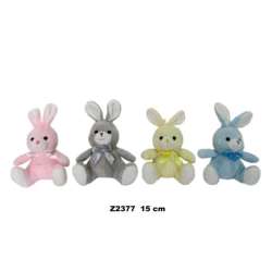 Plusz Zając pastelowy 16cm (Z2377) - 4