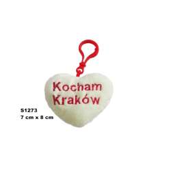 Brelok serce kocham Kraków