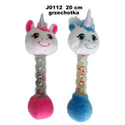 Jednorożec grzechotka 20cm MIX (J0112) - 1