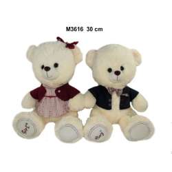 Miś w ubranku 30cm MIX