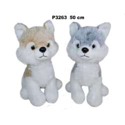 Maskotka Pies Huski 50cm 2 kol 162977 SunDay (P3263) - 1